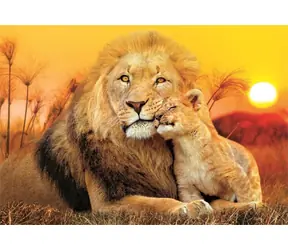 Clementoni PUZZLE Unerwartete Umarmung / 180 Teile / ab 7 Jahren