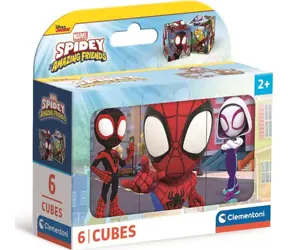Clementoni Bilderwürfel Spidey und seine tollen Freunde / 6 Würfel / ab 2 Jahren