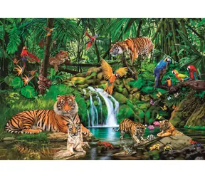Clementoni PUZZLE Dschungelrefugium / 300 Teile / ab 9 Jahren