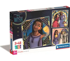 Clementoni PUZZLE Disney: Grußkarte / 3x48 Teile / ab 5 Jahren