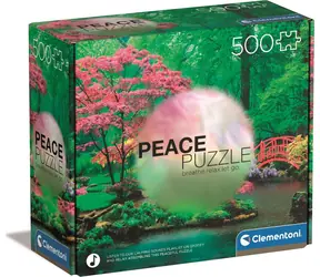 Clementoni Peace PUZZLE: Beruhigende Regentropfen / 500 Teile / ab 10 Jahren
