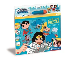 Clementoni PUZZLE mit Wassermalerei Water Magic: DC Super Friends / 15 Teile / ab 3 Jahren