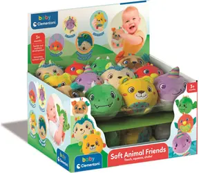 Clementoni BABY Plüschball Teddybär mit Rassel / ab 3 Monaten