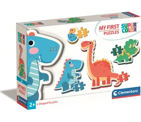 Clementoni My First PUZZLE Dinosaurier 4in1 / 2+3+4+5 Teile / ab 3 Jahren
