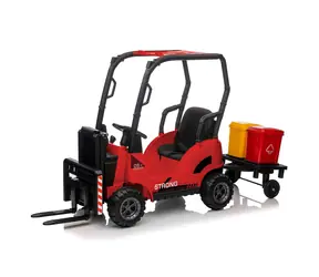 Eljet Kinder Elektro-Gabelstapler rot / 50W / Geschwindigkeit 2-4km/h / Tragkraft 30kg 