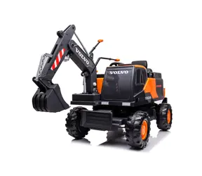 Eljet Kinder Elektrobagger Volvo orange / 70W / Geschwindigkeit 3-8km/h / Tragkraft 35kg