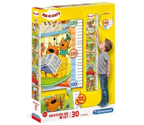 Clementoni PUZZLE Meter Kid vs Cat / 30 Teile / ab 3 Jahren