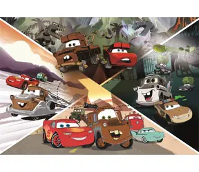 Clementoni PUZZLE Cars on the Road MAXI / 104 Teile / ab 6 Jahren