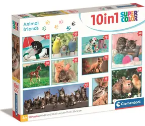 Clementoni PUZZLE Animal Friends 10in1 / 60 Teile / ab 4 Jahren