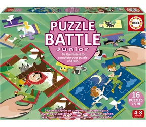 Educa Puzzle Battle Fairy Tales / 16x9 Teile / ab 4 Jahren 