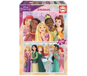 Educa Disney Princess Puzzle / 2x100 Teile / ab 6 Jahren 