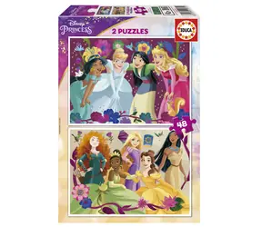 Educa Disney Princess Puzzle / 2x48 Teile / ab 4 Jahren 