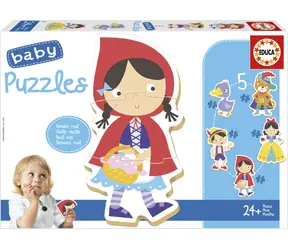 Educa Babypuzzle Märchen 5in1 (3-5 Teile) / 19 Teile / ab 2 Jahren