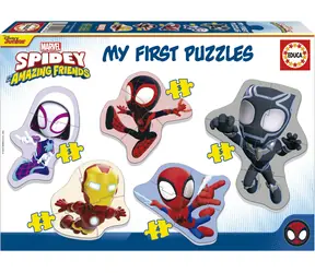 Educa Babypuzzle Spidey und seine tollen Freunde 5in1 (3-5 Teile) / 19 Teile / ab 2 Jahren