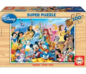 Educa Holzpuzzle Die wunderbare Welt von Disney / 100 Teile / ab 6 Jahren