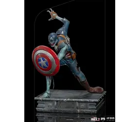 Iron Studios Zombie Captain America - Was wäre wenn…? - Kunstmaßstab 1/10