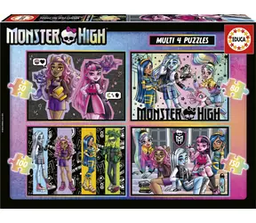 Educa Puzzle Monster High 4in1 / (50 & 80 & 100 & 150 Teile) / ab 5 Jahren