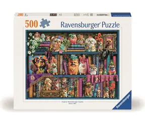 Ravensburger Puzzle: Niedliche Porzellan-Möpse / 500 Teile / ab 12 Jahren