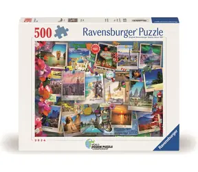 Ravensburger Puzzle: Schätze der Reisenden / 500 Teile / ab 12 Jahren 