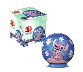Ravensburger 3D Puzzle-Ball Disney: Stitch - Engel / 54 Teile / ab 6 Jahren 