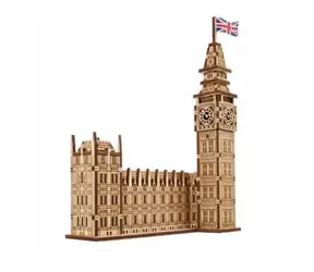 Ugears 3D-Mechanik-Holzpuzzle Big Ben