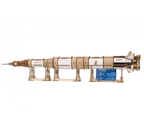 Ugears 3D-Mechanik-Holzpuzzle NASA, Saturn V
