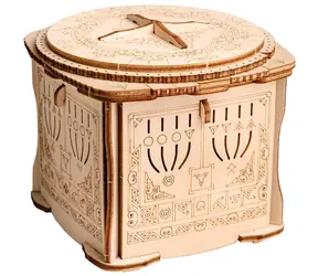 EscapeWelt 3D Holzpuzzle Secret Lock Box / Schwierigkeit: leicht / ab 14 Jahren