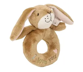 Regenbogen. Rate mal, wie sehr ich dich liebe! Rasselring Hase / 0+