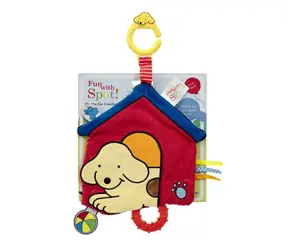 Regenbogen-Hängehundehütte aus Plüsch / 0+
