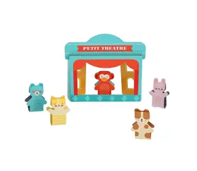 Petit Collage Fingerpuppentheater-Set / ab 4 Jahren