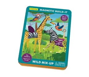 Mudpuppy Magnetset Wildtiere 70-teilig / ab 4 Jahren