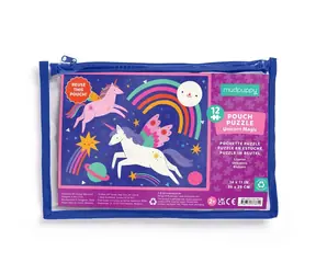 Mudpuppy Puzzle Einhorn Magie + Tasche / 12 Teile / ab 2 Jahren