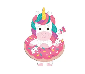 Mudpuppy Puzzle Buntes Einhorn mit Duft / 48 Teile / ab 4 Jahren