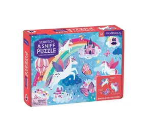 Mudpuppy Puzzle Einhornträume mit Duft / 60 Teile / ab 4 Jahren