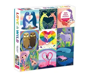 Mudpuppy Puzzle Love in the Wild / 500 Teile / ab 8 Jahren