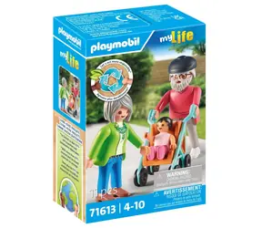 Playmobil® My Life 71613 Großeltern mit Baby / Anzahl Teile: 11 / ab 4 Jahren 
