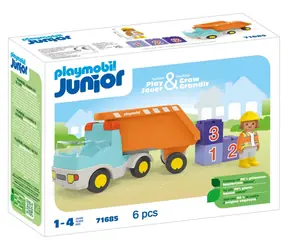 Playmobil Junior 71685 Muldenkipper / Anzahl Teile: 6 / ab 1 Jahr