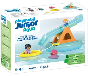 Playmobil® Junior Aqua 71687 Schwimminsel mit Rutsche / Anzahl Teile: 8 / ab 1 Jahr