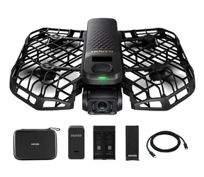 HOVERAir X1 Pro Max Basic Combo schwarz / Quadrocopter - Drohne / Geschwindigkeit: 42 km-h / Betriebsdauer: 16 min 