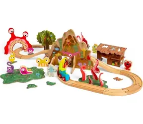 Bigjigs Rail Holzeisenbahn-Gleismonster / 50 Teile / ab 3 Jahren