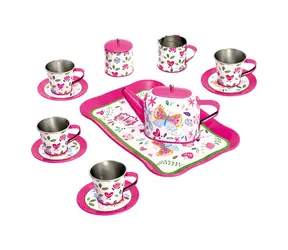 Bino Kinder-Teeservice rosa / ab 3 Jahren