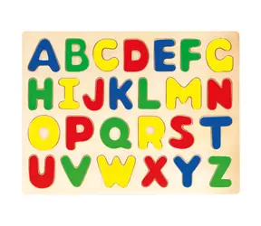 Bino Holz-Einlegepuzzle Alphabet / ab 3 Jahren