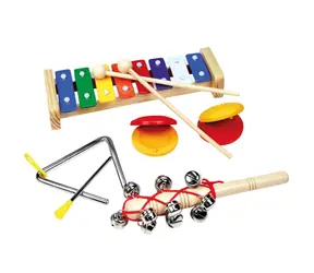 Bino Musikset mit Triangel / 8-teilig / ab 3 Jahren