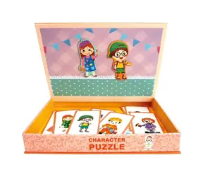 Bino Magnetpuzzle Figuren / 95 Teile / ab 3 Jahren