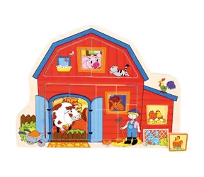 Bino Puzzle Bauernhof / 13 Teile / ab 12 Monaten
