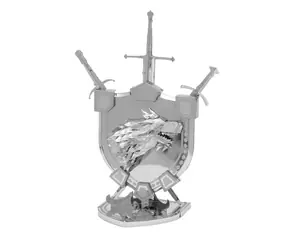 Metal Earth 3D GT Stark Wappen / Stückzahl: 25 / ab 14 Jahren