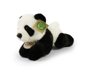 Rappa Plüsch Panda liegend 20 cm / UMWELTFREUNDLICH / ab 0 Jahren