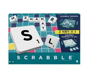 Mattel 25HXW05 Scrabble Original 2in1 / Sprachversion: CZ / ab 8 Jahren