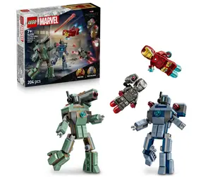 LEGO® MARVEL 76320 Iron Man und War Machine gegen Hammers Drohnen / Anzahl der Teile: 204 / ab 7 Jahren