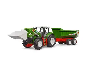 Bruder ROADMAX Traktor mit Frontlader und Wagen / 1:16 / ab 2 Jahren
